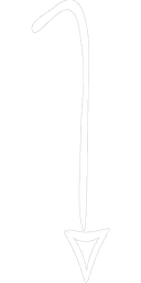 white arrow